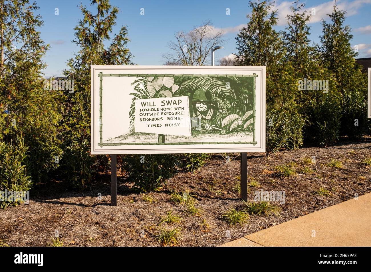 Il K-25 History Center è stato creato per educare il pubblico sul progetto Manhattan e sul suo impianto di diffusione gassosa K-25, ormai decommissionato. Foto Stock