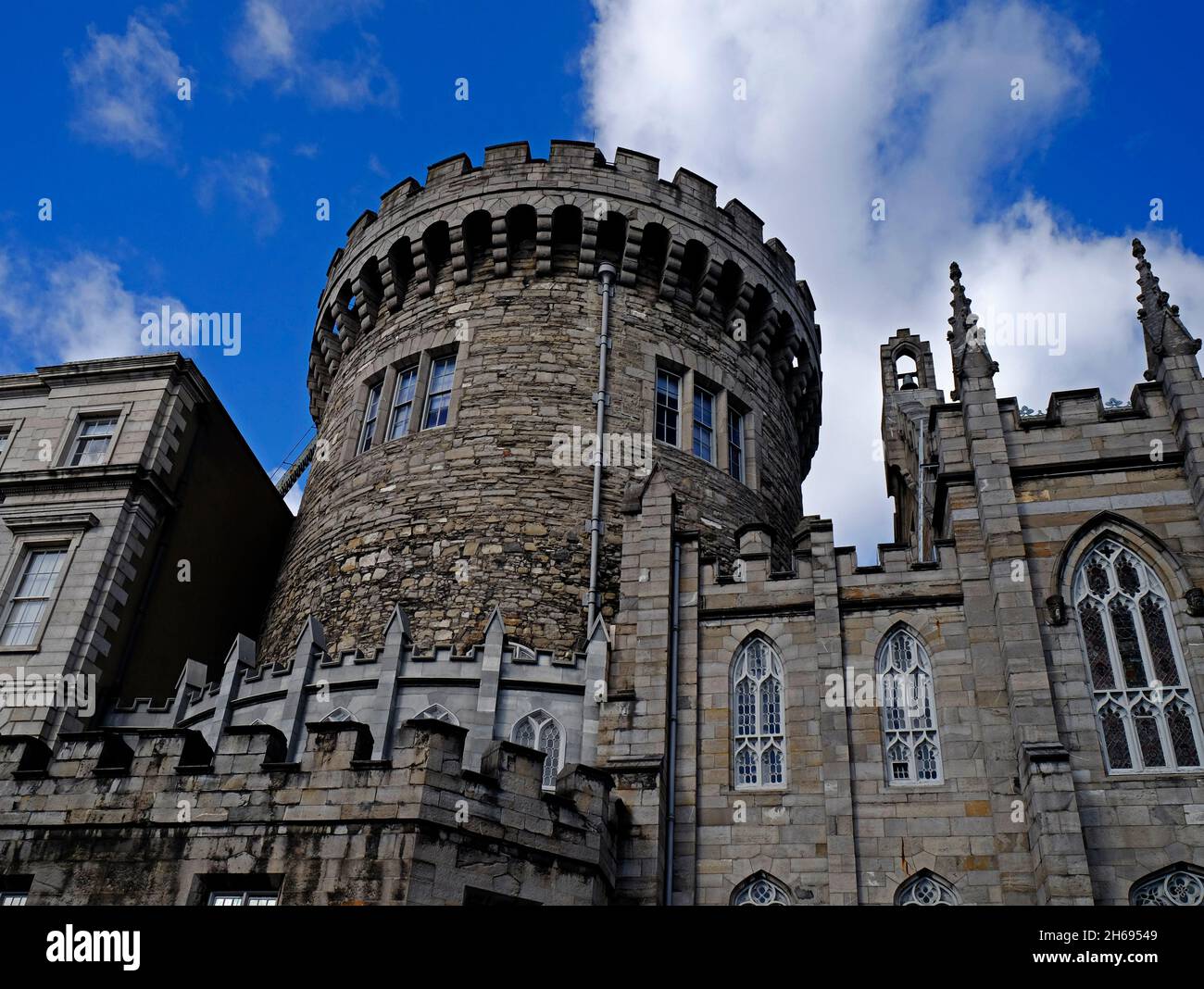 Dublino Castello ed edifici, Irlanda, Repubblica Foto Stock