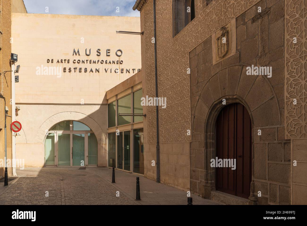 Segovia, Spagna, 20 ottobre 2021. Esteban Vicente Museo d'Arte Contemporanea nella città di Segovia in Spagna Foto Stock