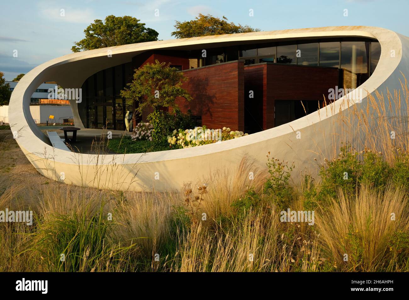 Una fotografia a colori del Maggie's Center di Aberdeen, Scozia. Foto Stock