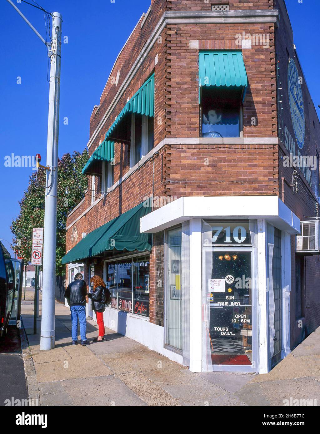 Storica Sun Studio, Union Avenue, Memphis, Tennessee, Stati Uniti d'America Foto Stock