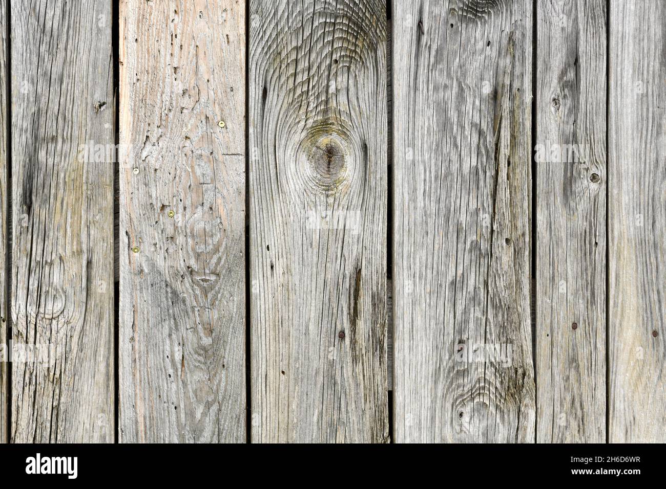 Vecchio verticale doghe in legno sfondo Foto Stock