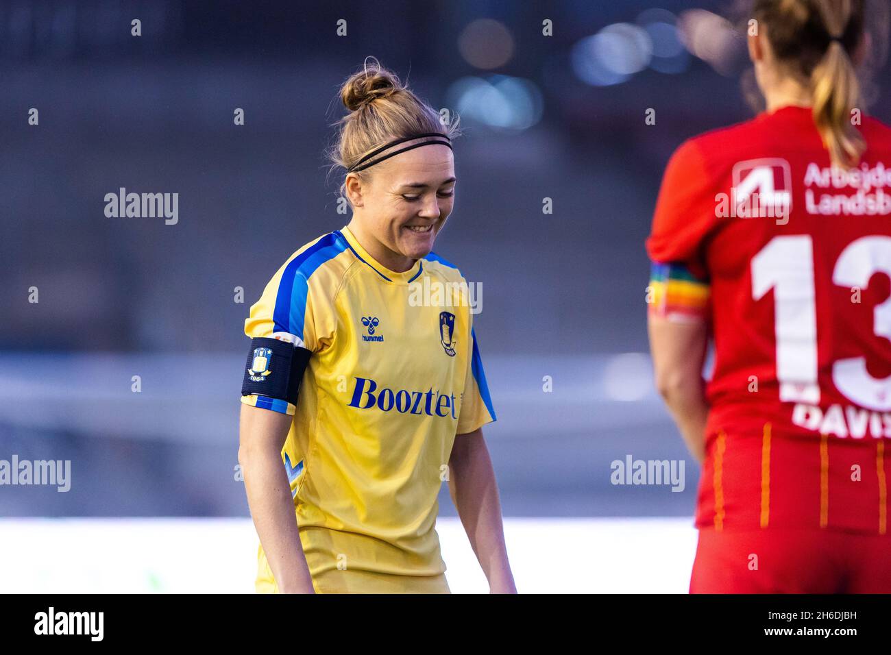 Brøndby IFS Nanna Christiansen (9) set i Gjensidige Kvindeliga-kampen mellem FC Nordsjælland og Brøndby IF i right to Dream Park d. 13.11.2021. Foto Stock