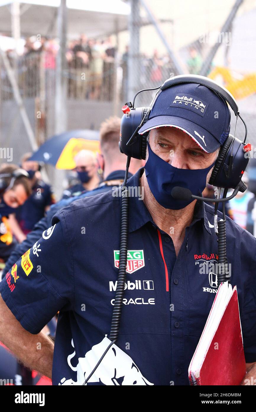 13.11.2021, Autodromo Jose Carlos Pace, Interlagos, FORMULA 1 HEINEKEN GRANDE PREMIO DO BRASIL 2021, nella foto Direttore tecnico Adrian Newey (Red Bull Racing) Foto Stock