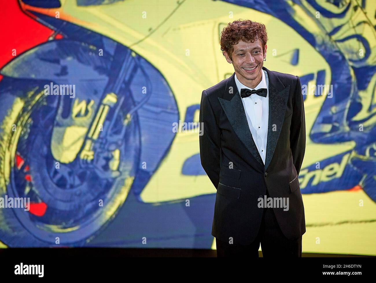 Valencia, Spagna. 14 novembre 2021. Valentino Rossi ha partecipato alla cerimonia di premiazione FIM MotoGP 2021 a Valencia, in Spagna, il 14 novembre 2021. Credit: Str/Xinhua/Alamy Live News Foto Stock