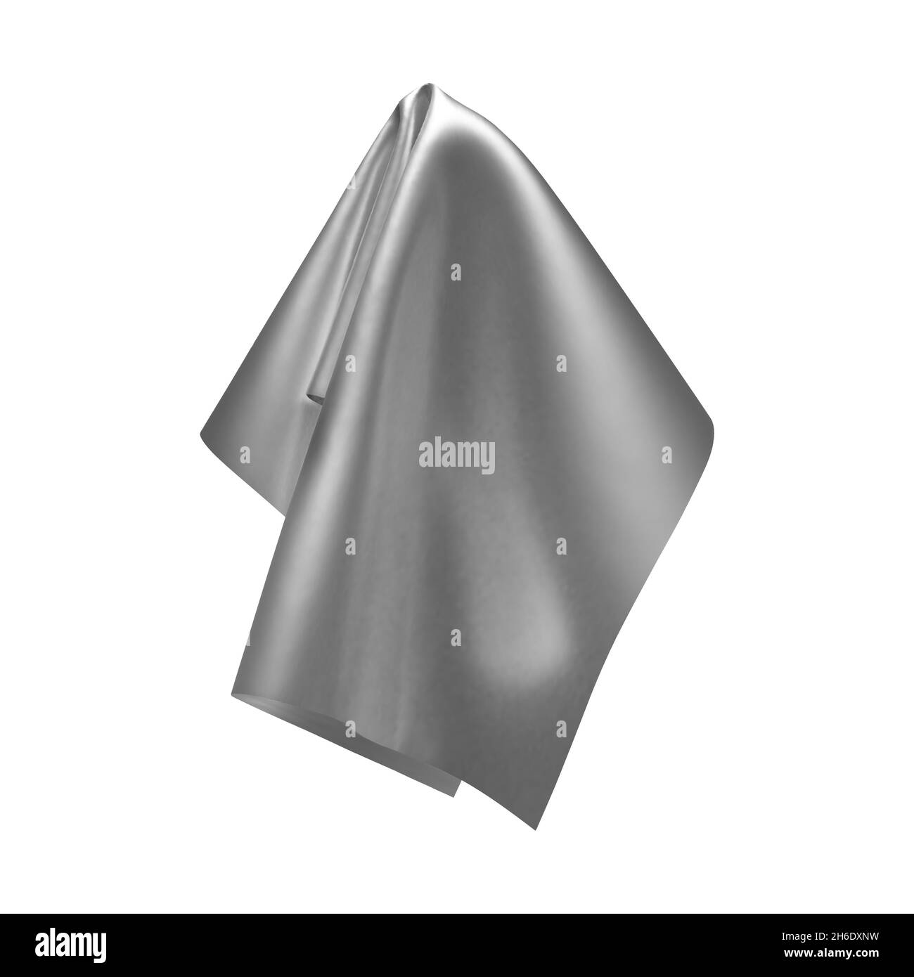 Tessuto dorato lucido, fazzoletto o tovaglia appesi Illustrazione Vettoriale