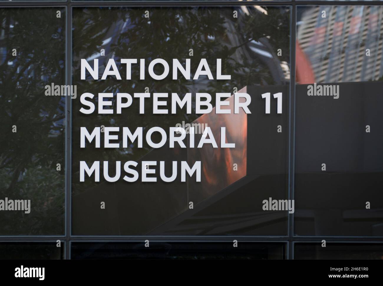 National September 11 Memorial Museum a Manhattan NYC Foto Stock