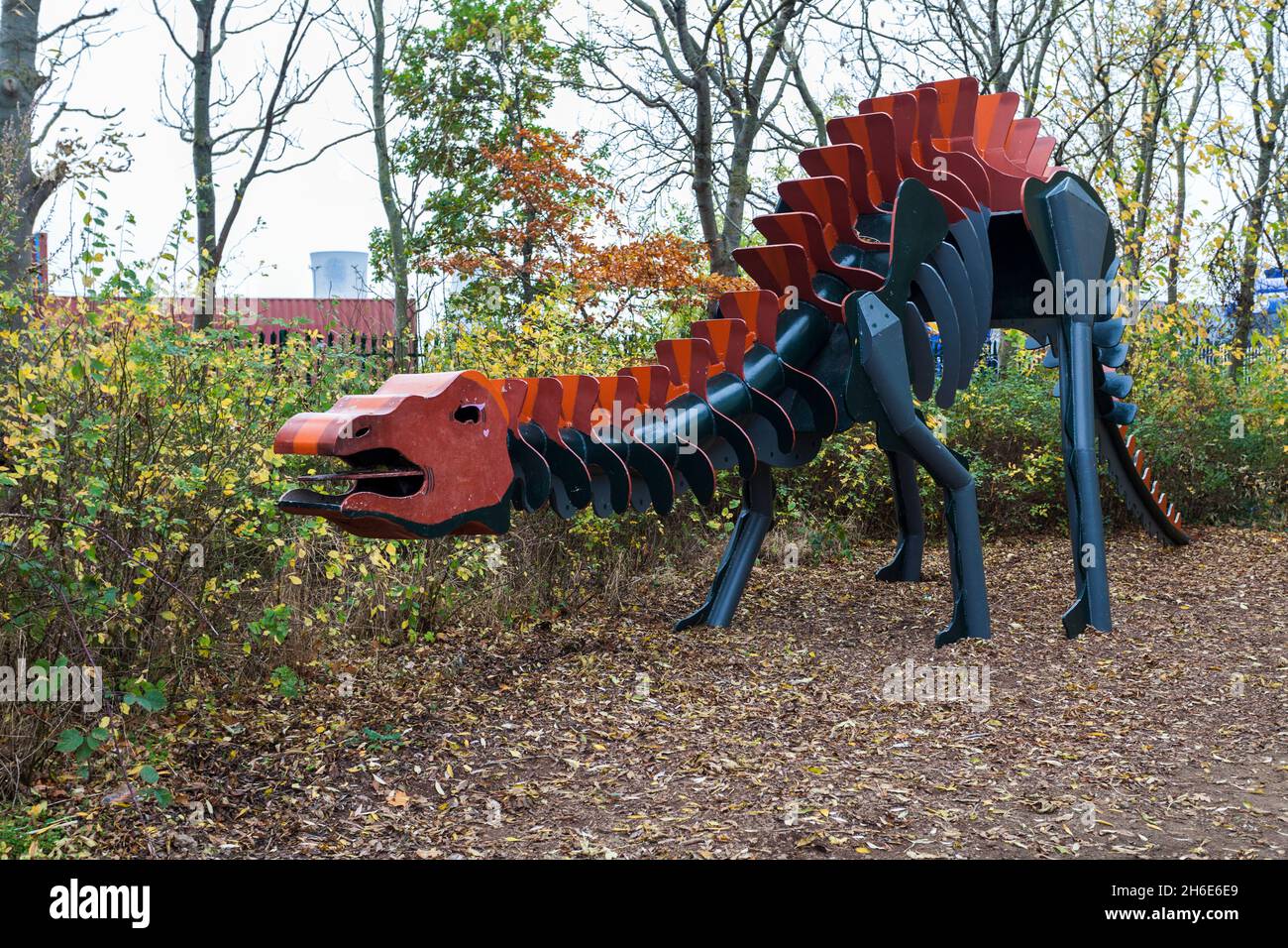 Parco Teessaurus,Middlesbrough,l'Inghilterra,UK Foto Stock