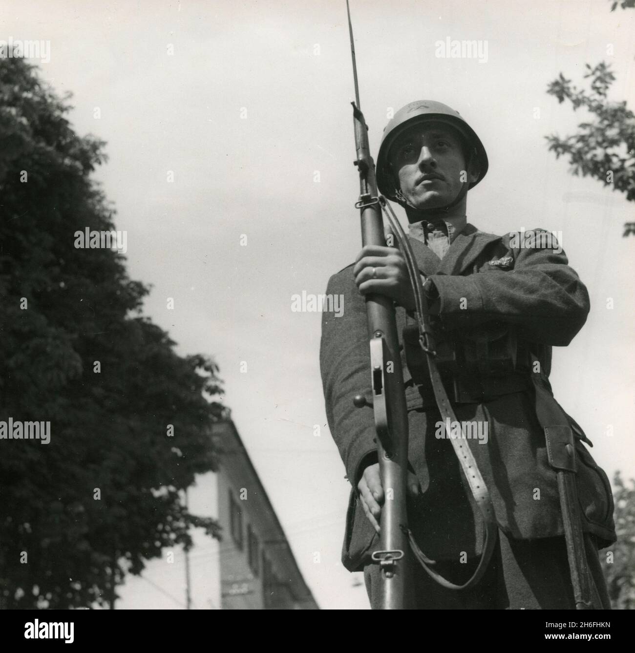 Soldato dell'Esercito Italiano, Italia anni '60 Foto Stock