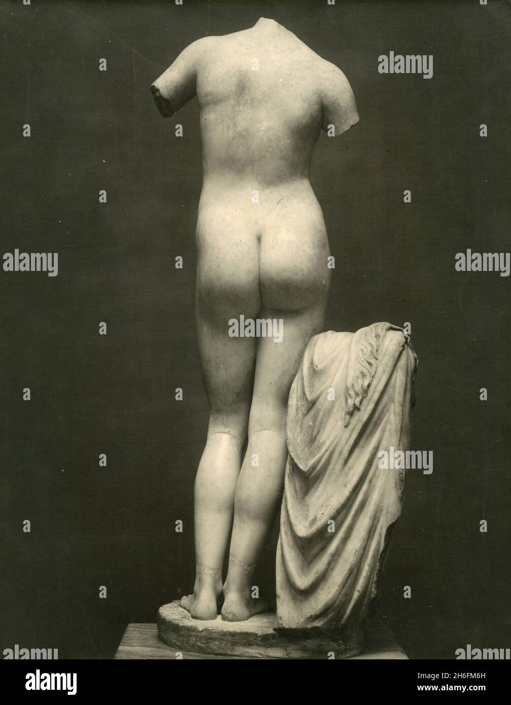 Venere di Cirene, statua di marmo greco-romano senza testa, anni trenta Foto Stock