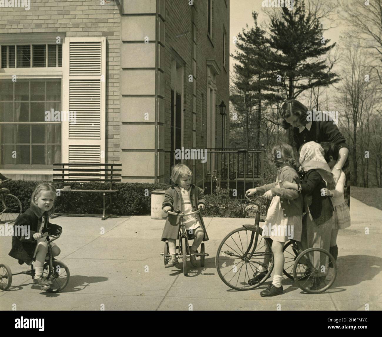 Asilo nido negli Stati Uniti, 1950 Foto Stock