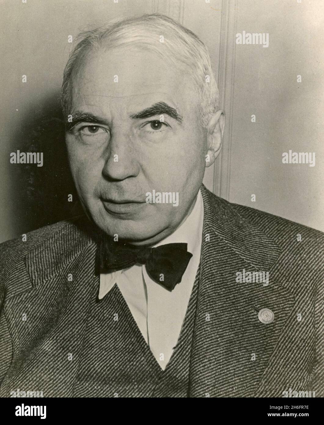 Radio e TV americana giornalista e autore Elmer Davis, USA 1954 Foto Stock