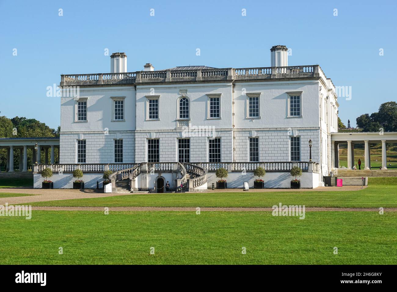 Queen's House, ex residenza reale a Greenwich, Londra, Inghilterra, Regno Unito, Regno Unito Foto Stock