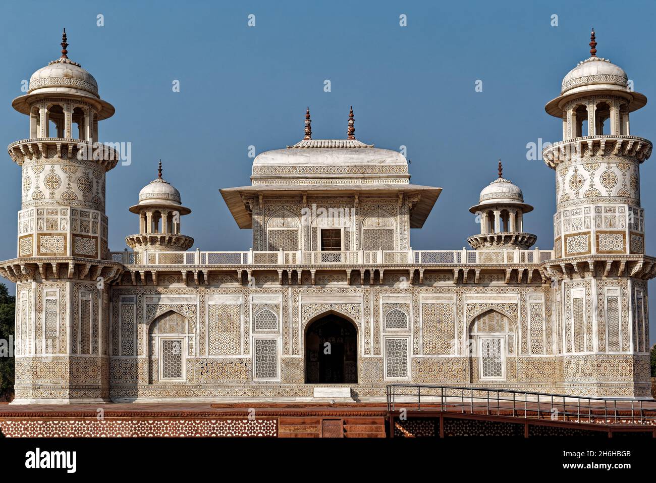 Tomba di I'timād-ud-Daulah, Agra Foto Stock