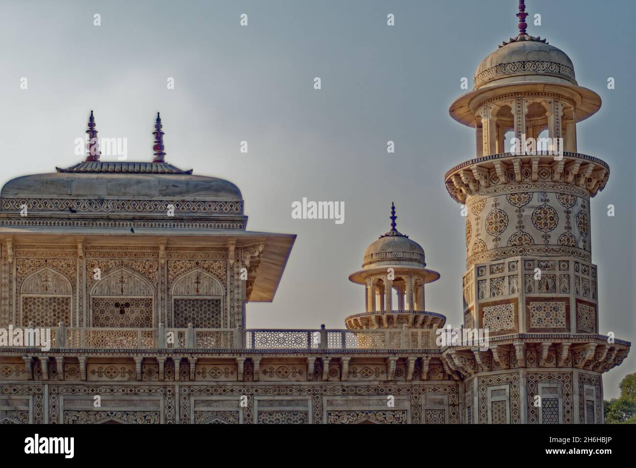 Tomba di I'timād-ud-Daulah, Agra Foto Stock