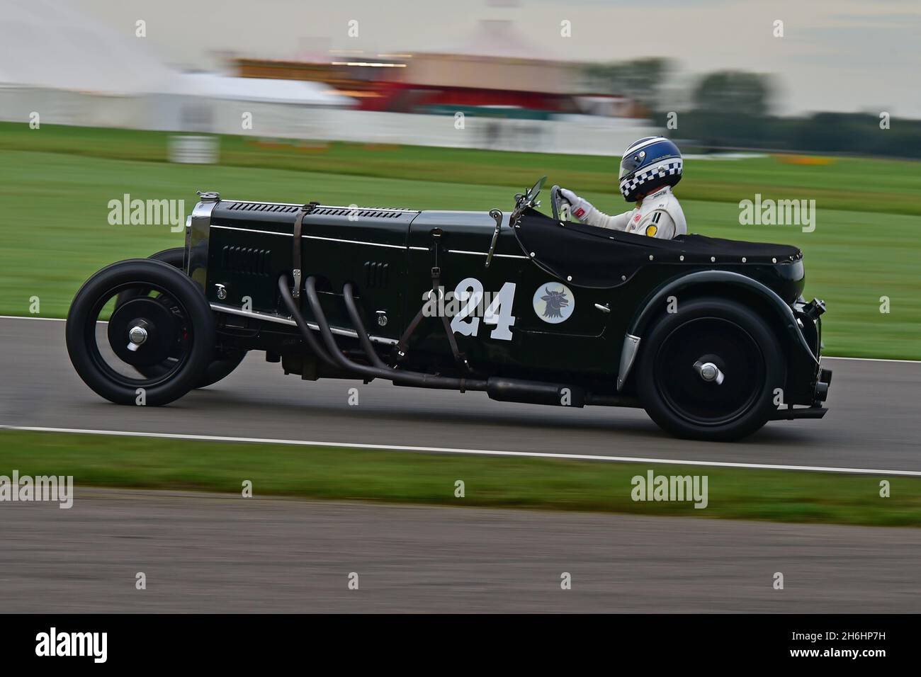 Frederic Wakeman, Frazer Nash TT replica, Earl Howe Trophy, due posti Grand Prix e vetture Voiturette che gareggiavano prima del 1932, Goodwood 78th Members Foto Stock