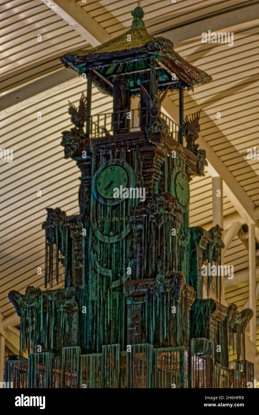 Torre dell'Orologio, Aeroporto di Bali Foto Stock