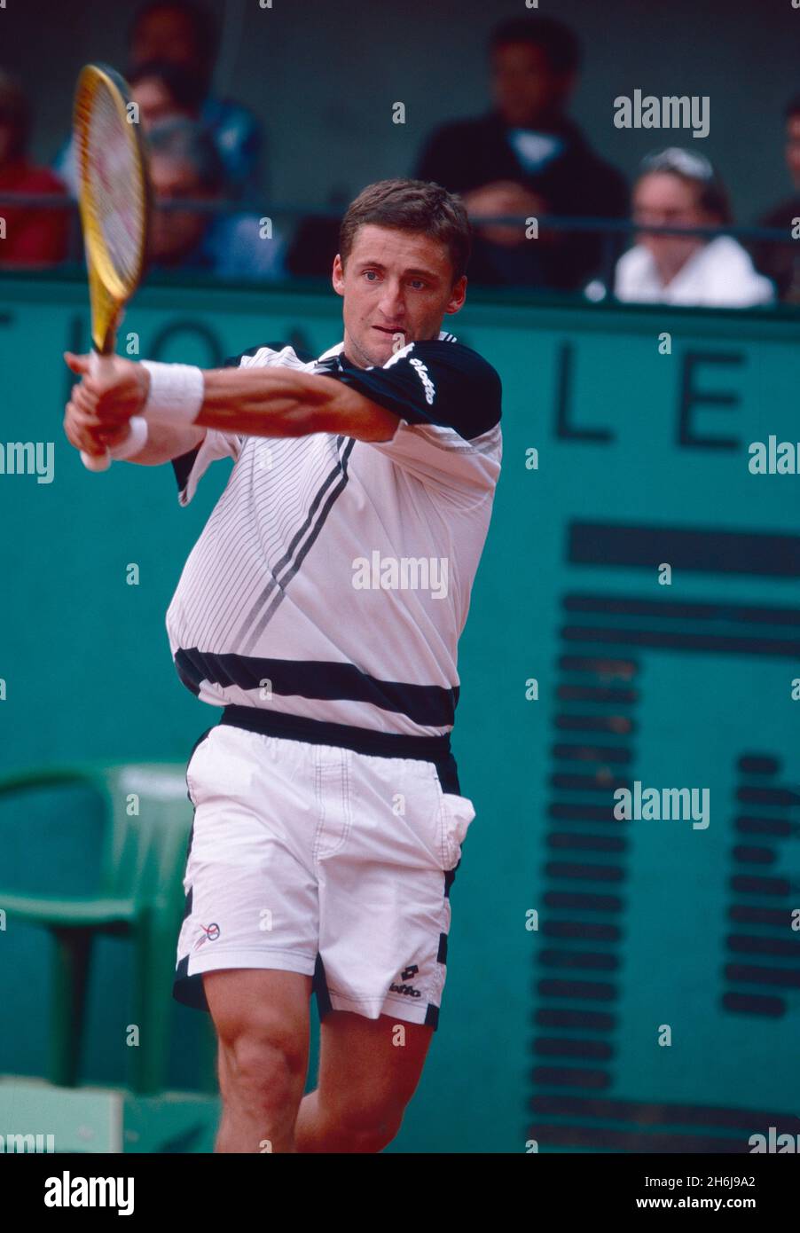 Il tennista italiano Andrea Gaudenzi, Roland Garros, Francia 1998 Foto Stock