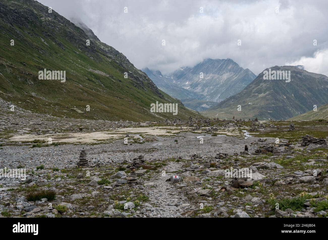 valle della Val Maighels a Surselva, Svizzera Foto Stock