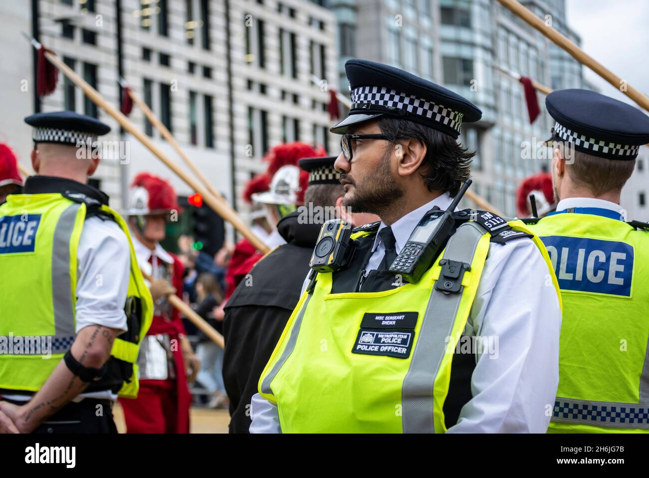 Protesta contro Lord Mayor Show, Rise and Rebel march, Extinction Rebellion, Londra, Regno Unito. 13 novembre 2021 Foto Stock