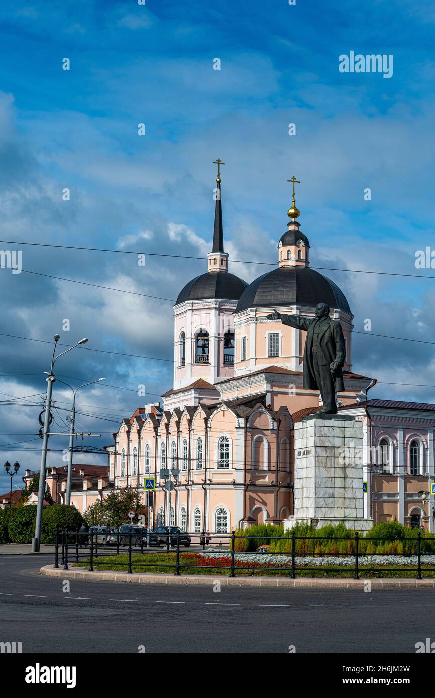 Cattedrale di Tomsk, Tomsk Oblast, Russia, Eurasia Foto Stock