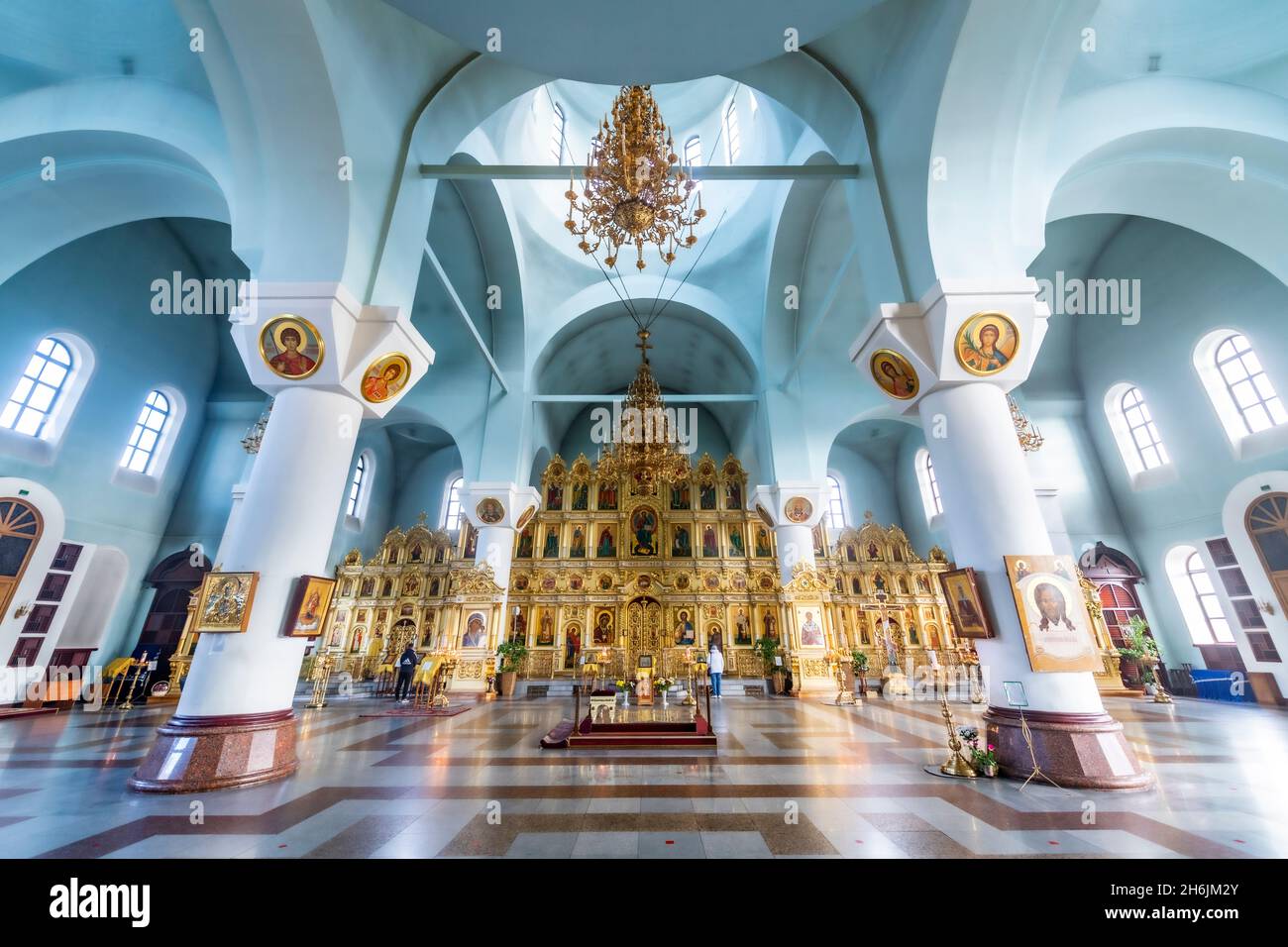 Chiesa del Kazan icona della Madre di Dio, Chita, Zabaykalsky Krai, Russia, Eurasia Foto Stock