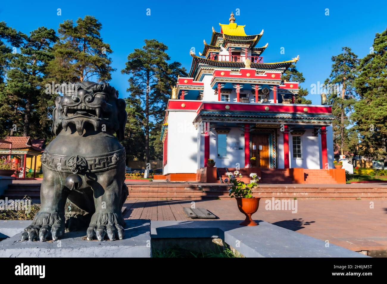 Tempio buddista di Chita, Chita, Zabaykalsky Krai, Russia, Eurasia Foto Stock