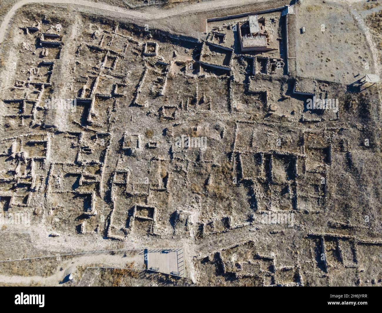 Kultepe antiche rovine della città. Centro commerciale Assiro a Karum-Kanis nella città di Kayseri Turchia. Foto Stock