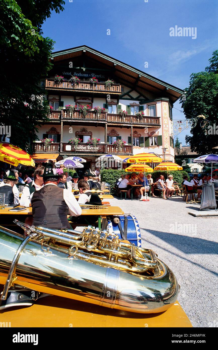 Festival estivo Schliersee, Baviera, Germania Foto Stock