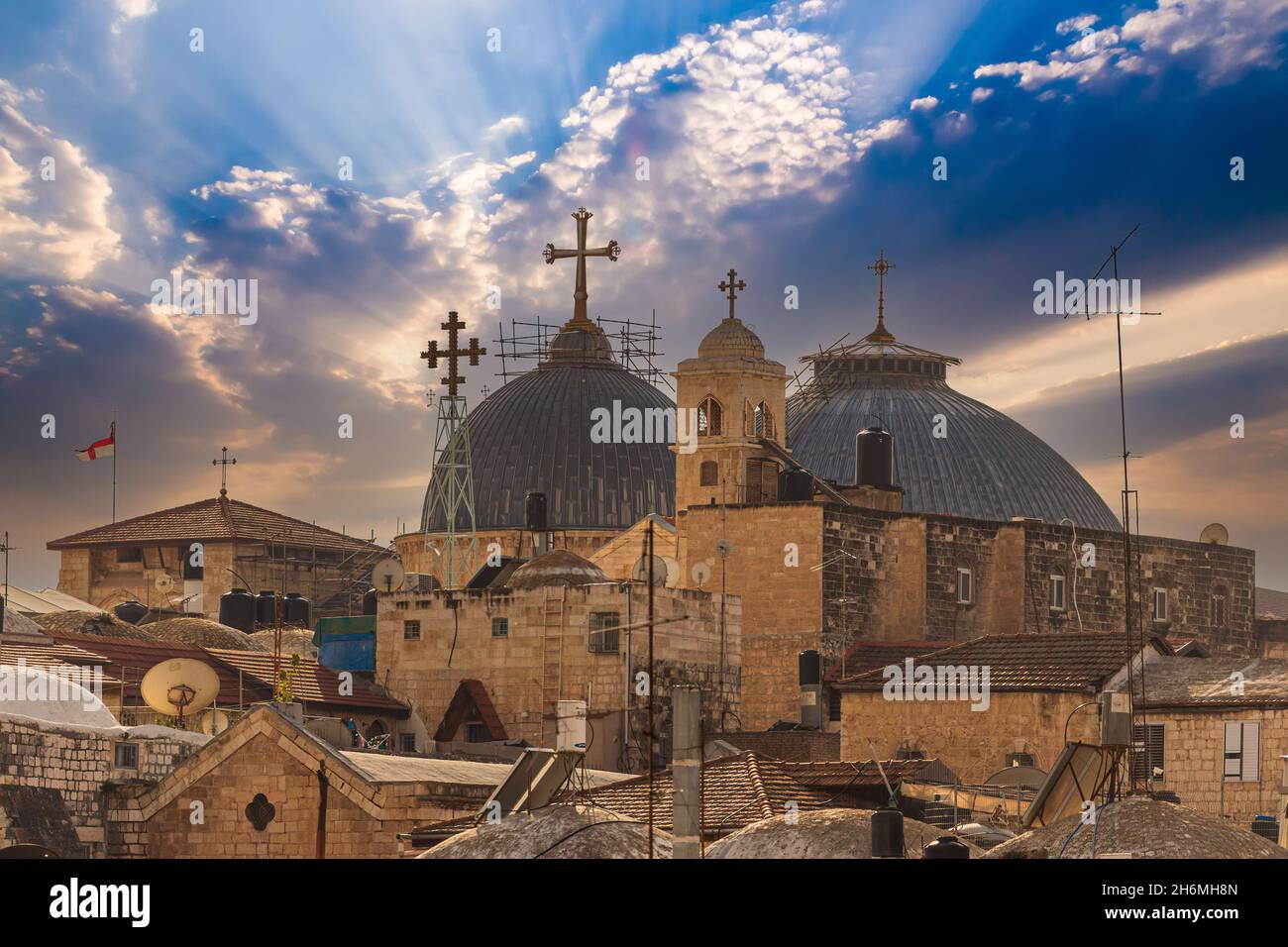 Stazione nove, Via dolorosa, Gerusalemme Foto Stock