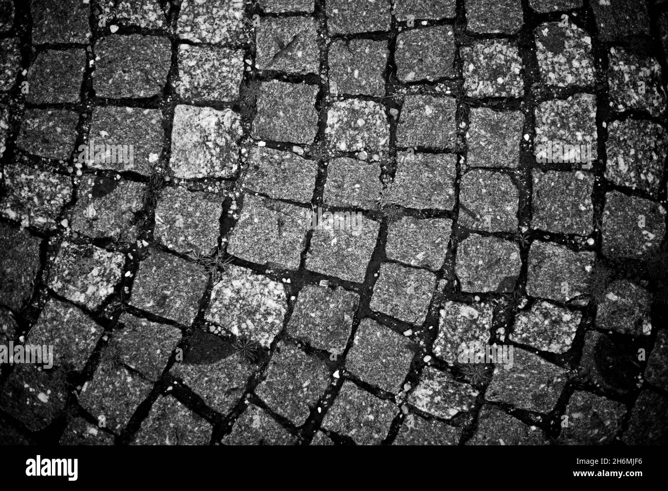 strada di pietra di parvimento /strada Foto Stock