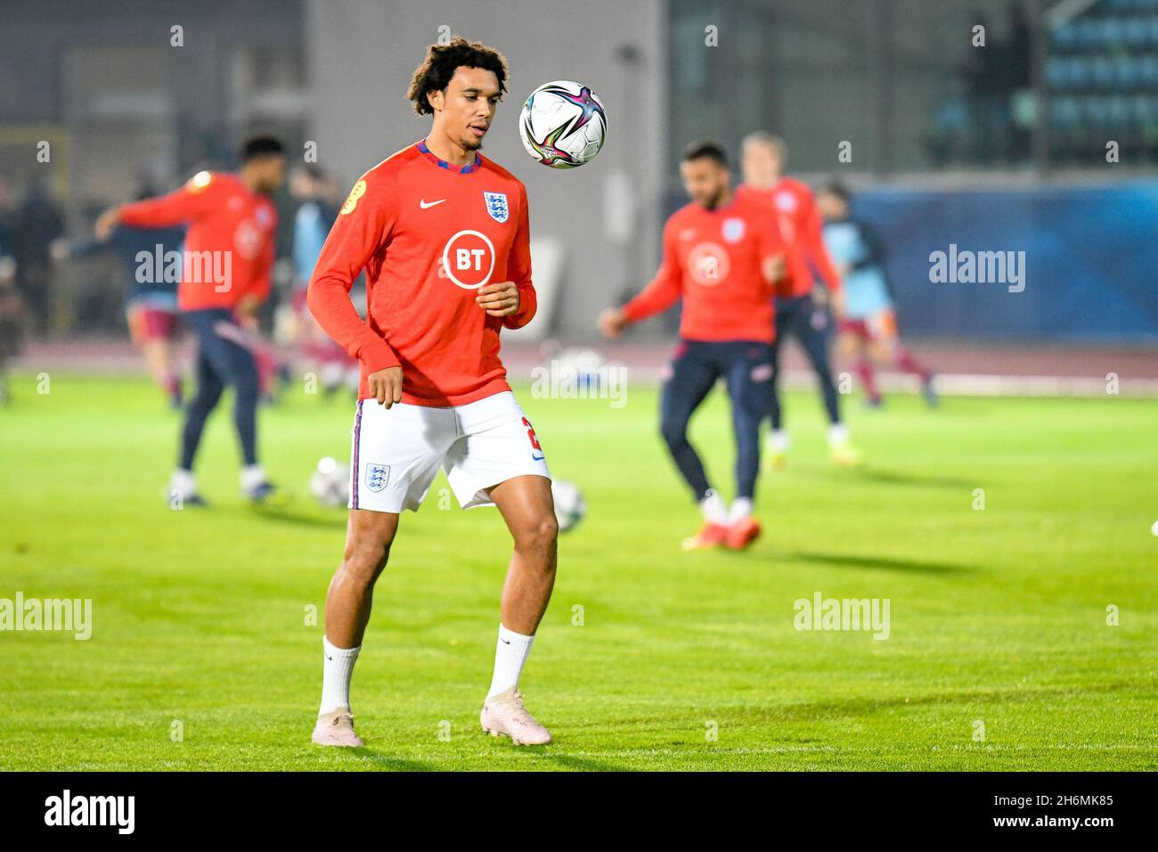 Stadio di San Marino, San Marino, Repubblica di San Marino, 15 novembre 2021, Trent Alexander-Arnold in Inghilterra durante le qualificazioni alla Coppa del mondo Qatar 2022 - Foto Stock