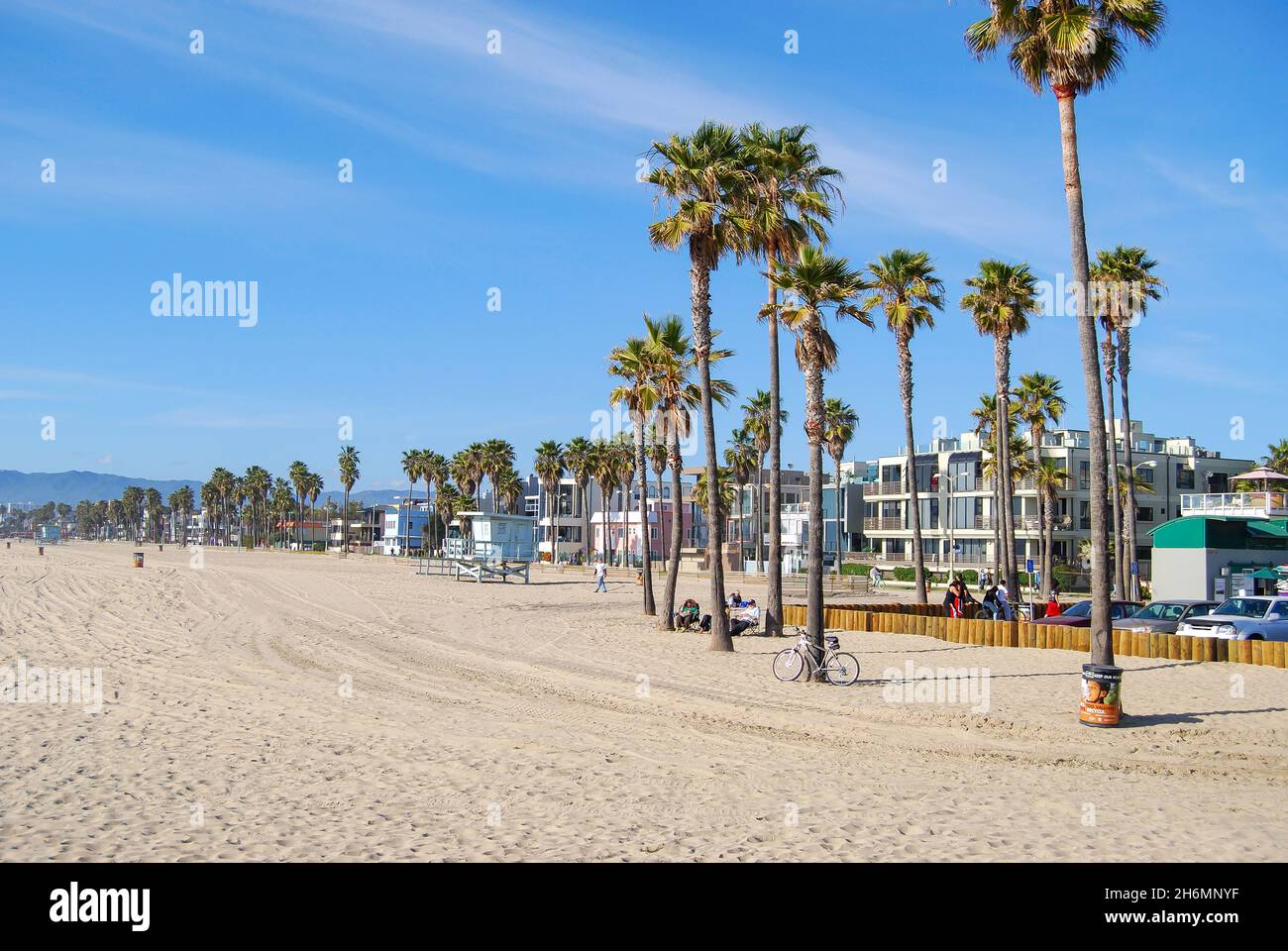 La spiaggia di Venezia, Los Angeles Westside di Los Angeles, California, Stati Uniti d'America Foto Stock