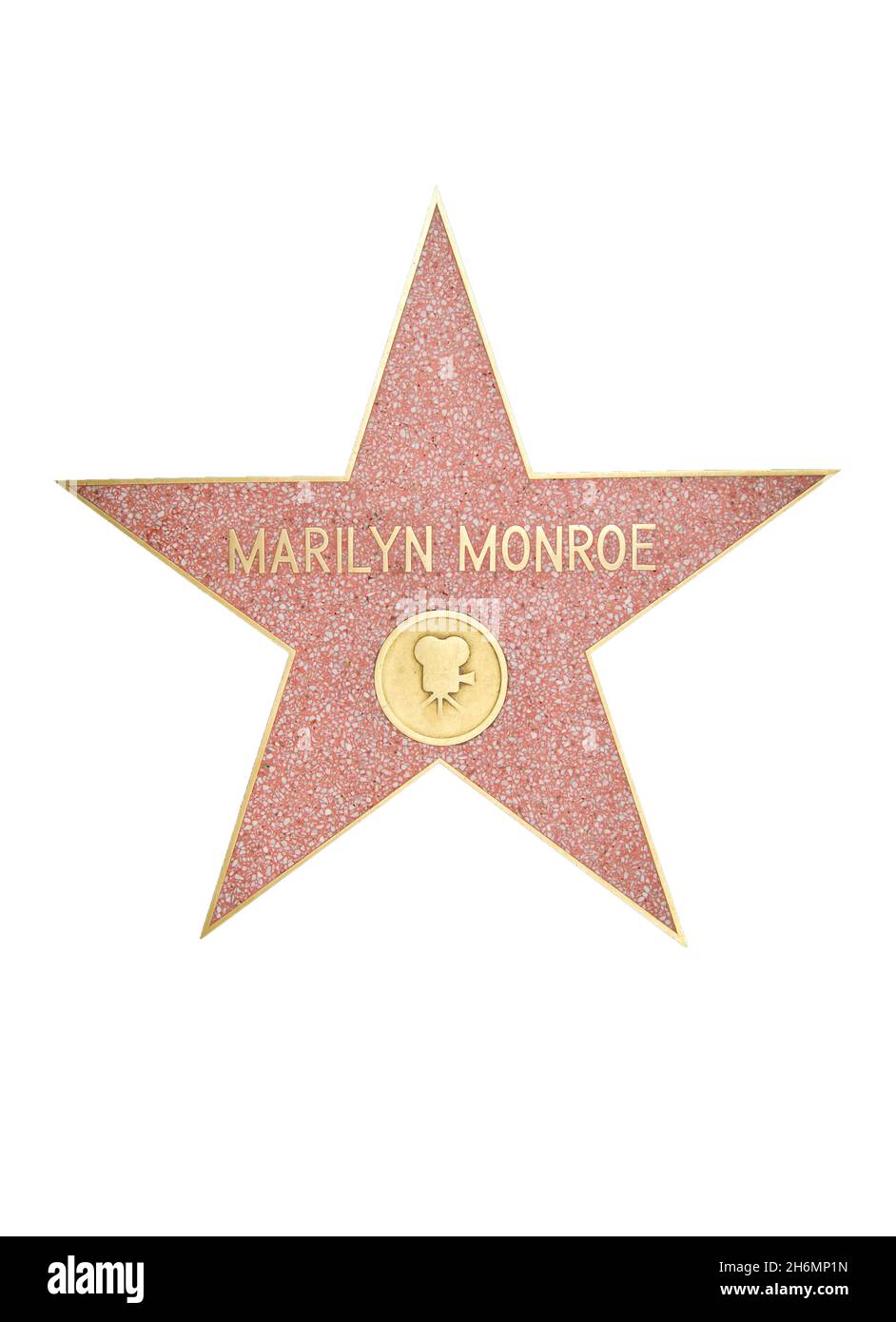 Marilyn Monroe star, Hollywood Walk of Fame, Hollywood Boulevard, Hollywood, Los Angeles, California, Stati Uniti d'America Foto Stock