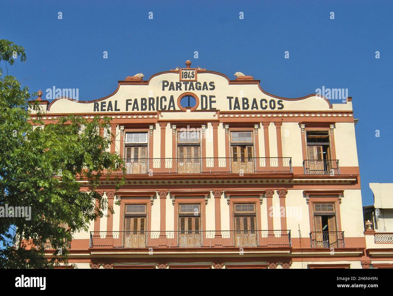 Stabilimento di Partagas, l'Avana, Cuba Foto Stock