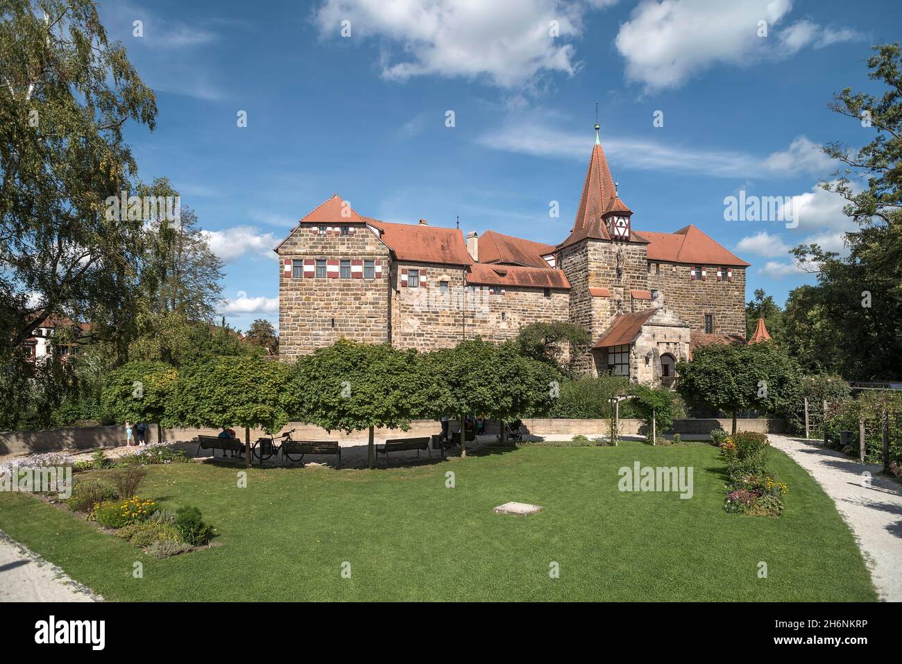 Castello di Wenzel, Lauf an der Pegnitz, Medio Franconia, Baviera, Germania Foto Stock