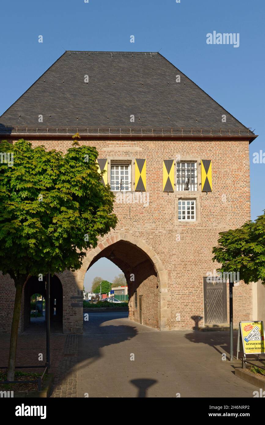 Aachen Portal, Bergheim, distretto Reno Erft, NRW, Germania Foto Stock