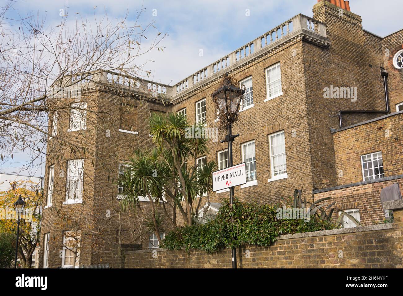 Latymer Preparatory School, Rivercourt House, Upper Mall, Chiswick, Southwest London, Inghilterra, Regno Unito Foto Stock