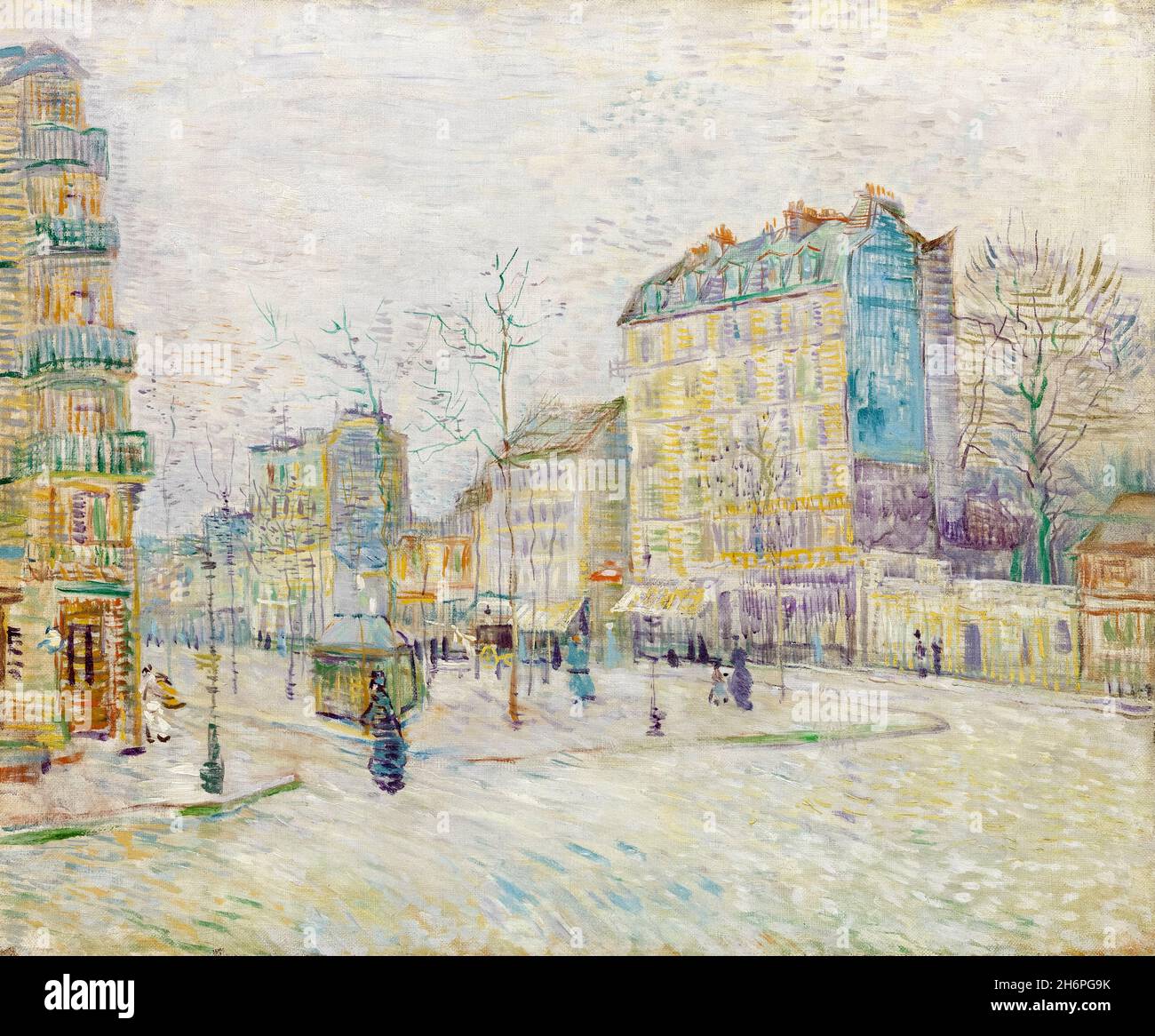 Vincent van Gogh, Boulevard de Clichy, pittura ad olio su tela, 1887 Foto Stock