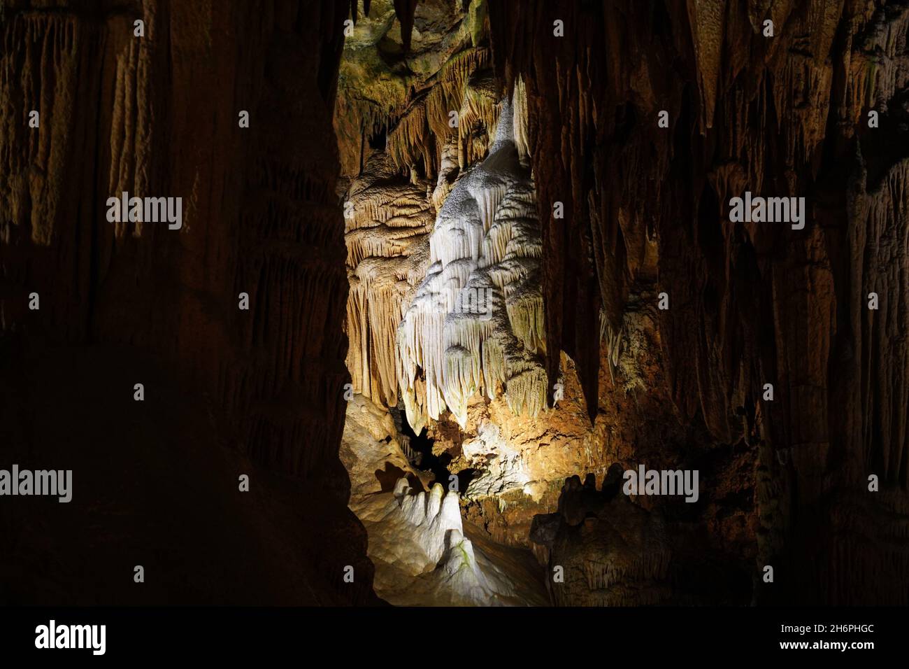 Caverns negli Stati Uniti, focus selettivo Foto Stock