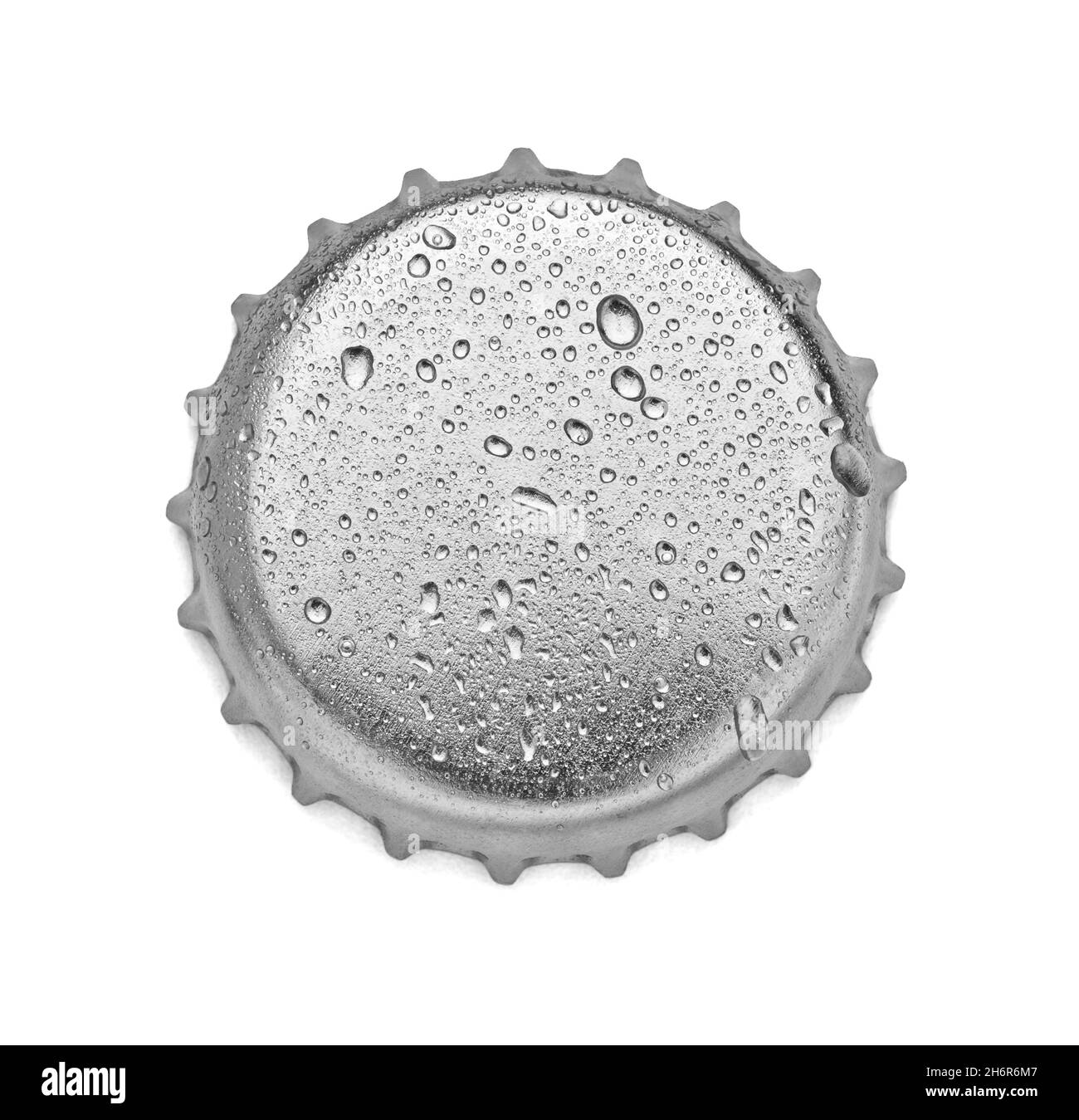 bevanda in bottiglia con tappo metallico Foto Stock