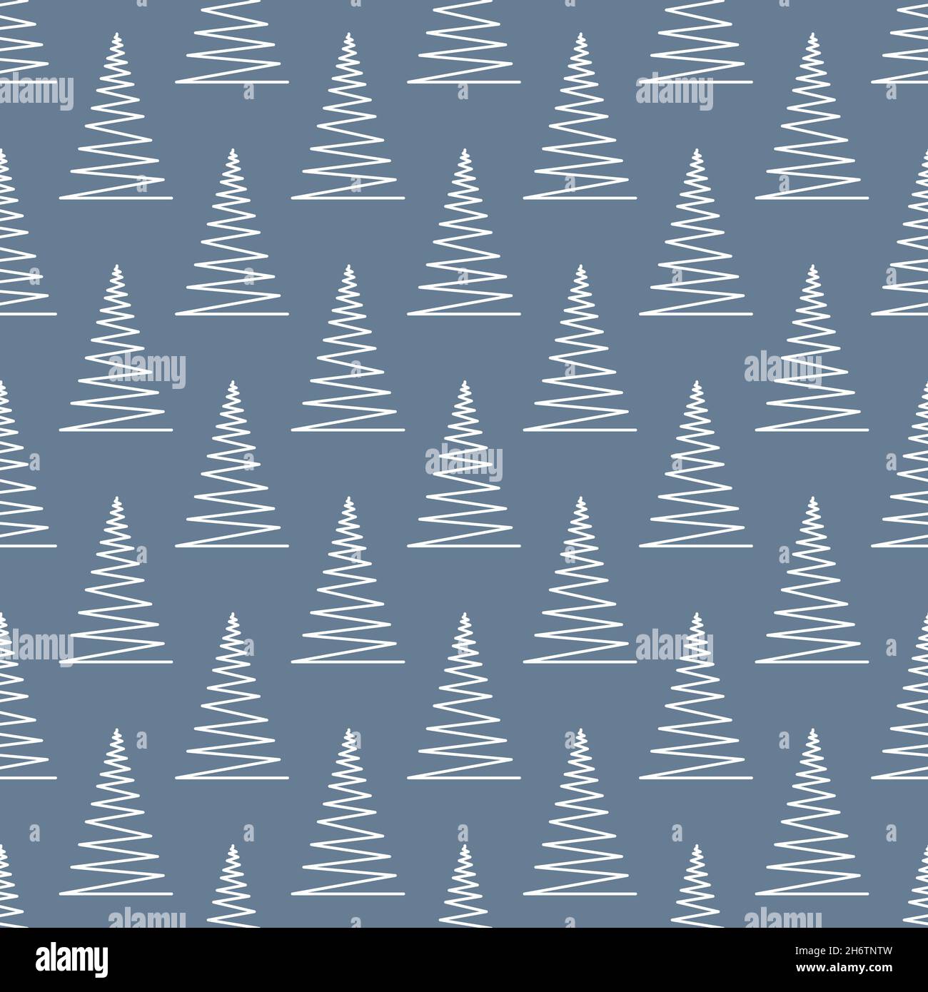 Modello senza giunture con alberi geometrici di Natale. Collezione vacanze invernali. Buon Natale e felice anno nuovo astratto textured background design. Carta da parati moderna ed elegante. Illustrazione vettoriale. Illustrazione Vettoriale