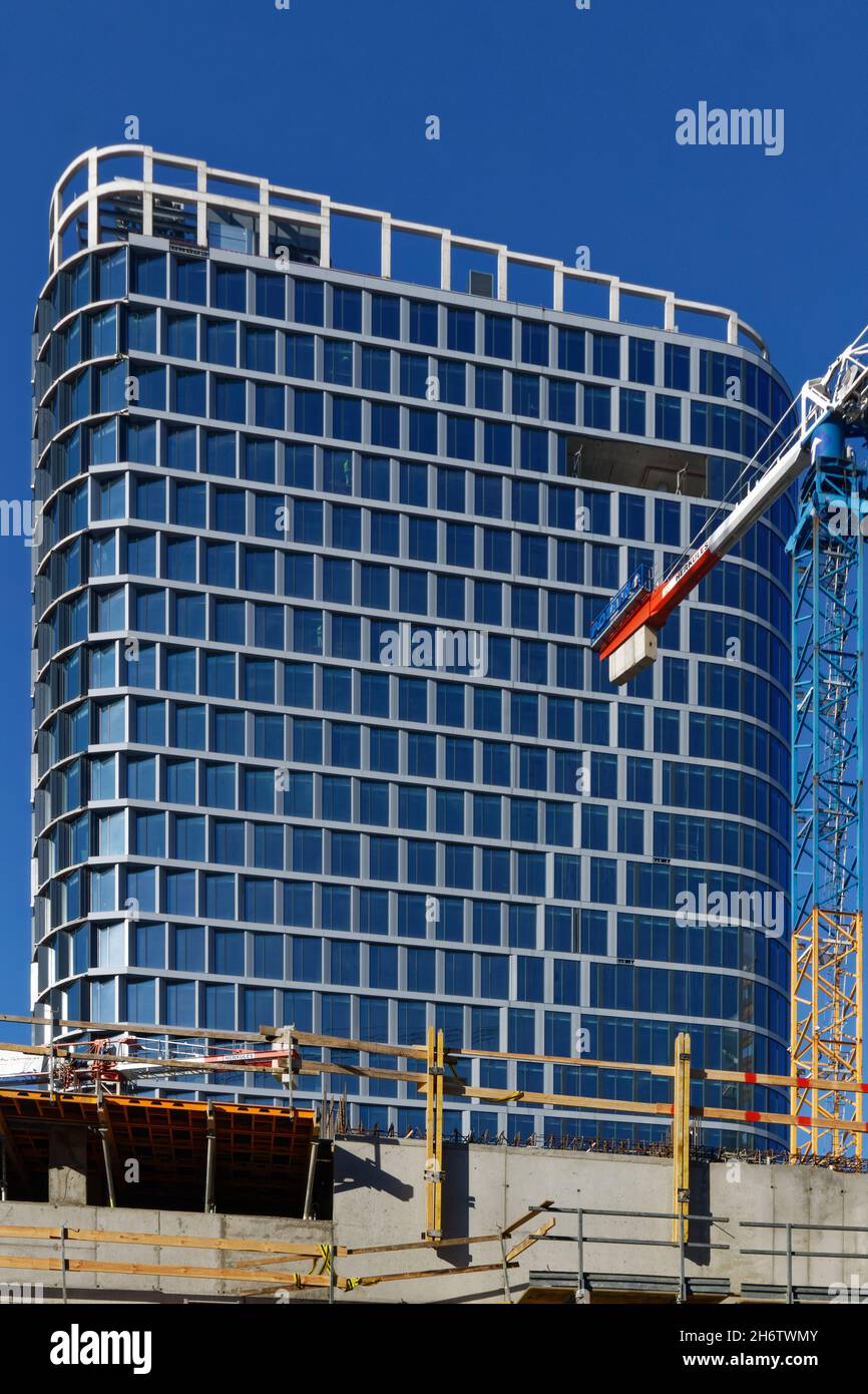 Global Offfice Park off Ice Complex di Cavatina in costruzione a Katowice (SL). Foto Stock