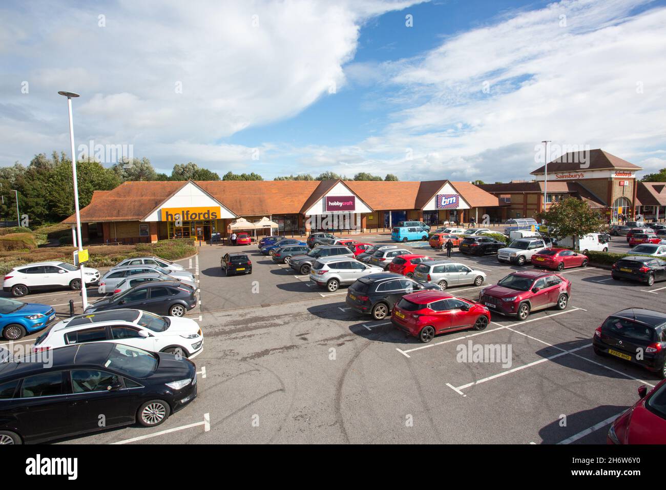 Deane Retail Park, Taunton Foto Stock