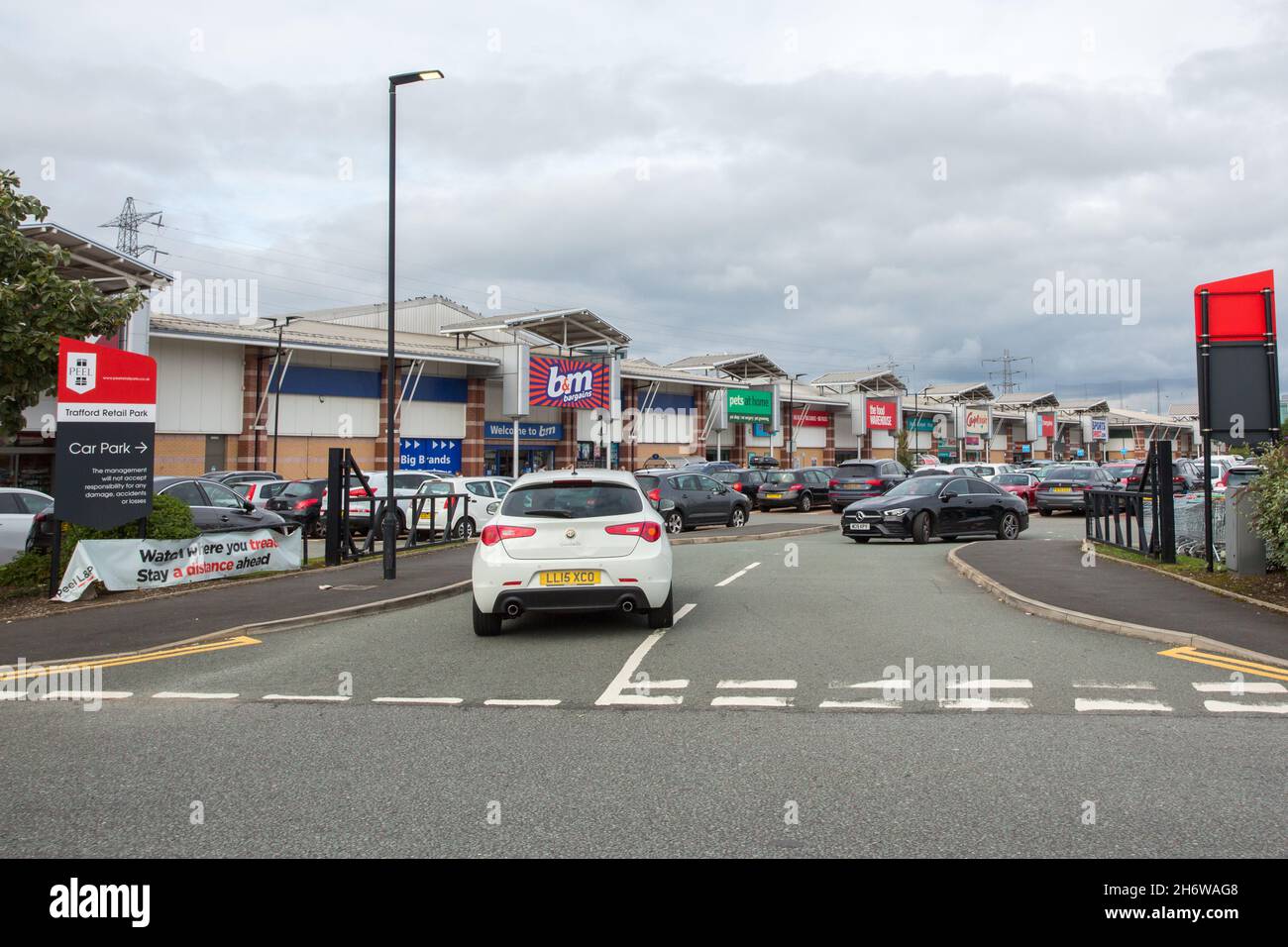 Trafford Retail Park, Manchester, M41 7FN Foto Stock