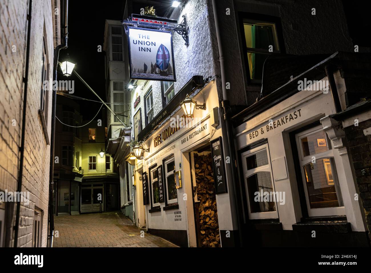 The Union Inn Public house, Watch Lane, Cowes, Isle of Wight, Regno Unito Foto Stock