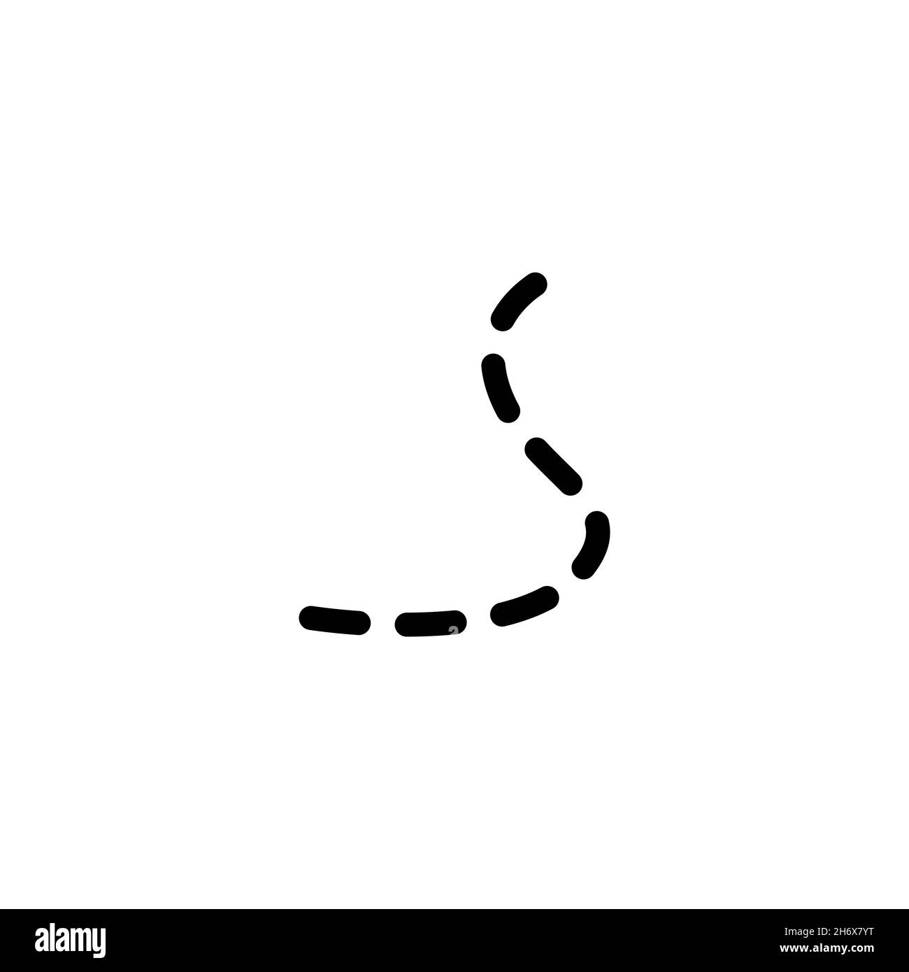 Icona piatto serpente. Stile semplice Reptile classe animale poster simbolo di sfondo. Elemento di design del logo. Stampa T-shirt. Vettore per adesivo. Illustrazione Vettoriale