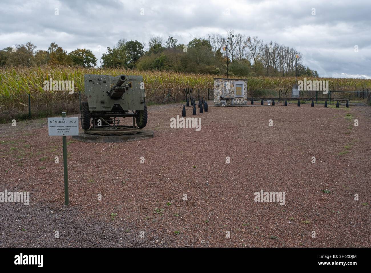 Eben-Emael, Belgio - 30 ottobre 2021. Il Forte Eben-Emael era una delle più grandi fortificazioni d'Europa. Un immenso complesso sotterraneo. Limburg, Provincial Foto Stock