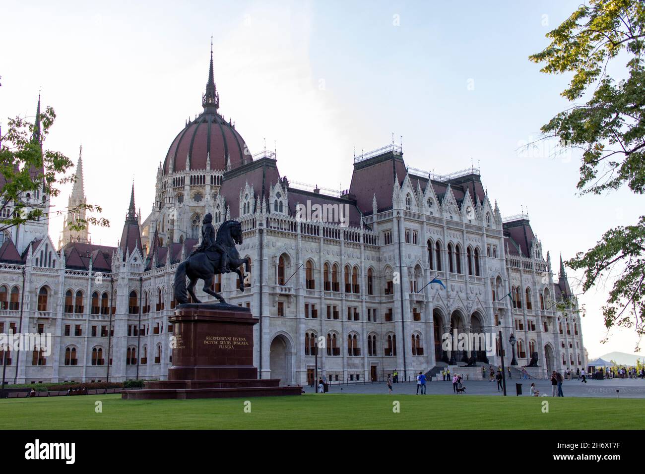 Budapest, Ungheria - Palazzo del Parlamento Ungherese Foto Stock