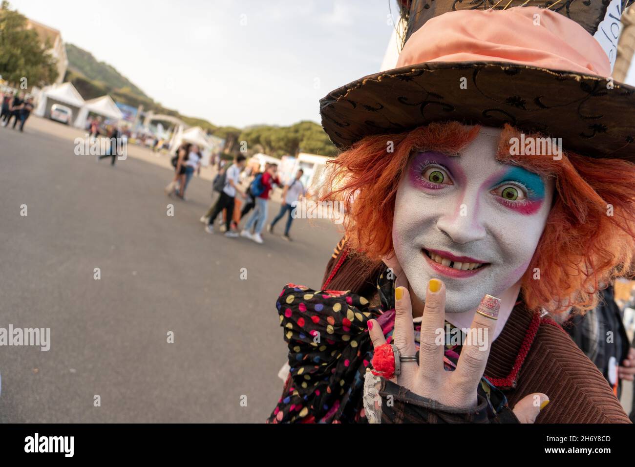 Napoli, coscrayer al Comicon, Mostra d'Oltremare Foto Stock